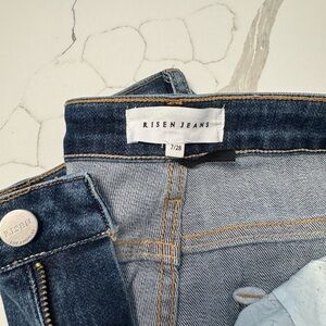 Risen Jeans Women's Classic Blue Straight Leg Denim